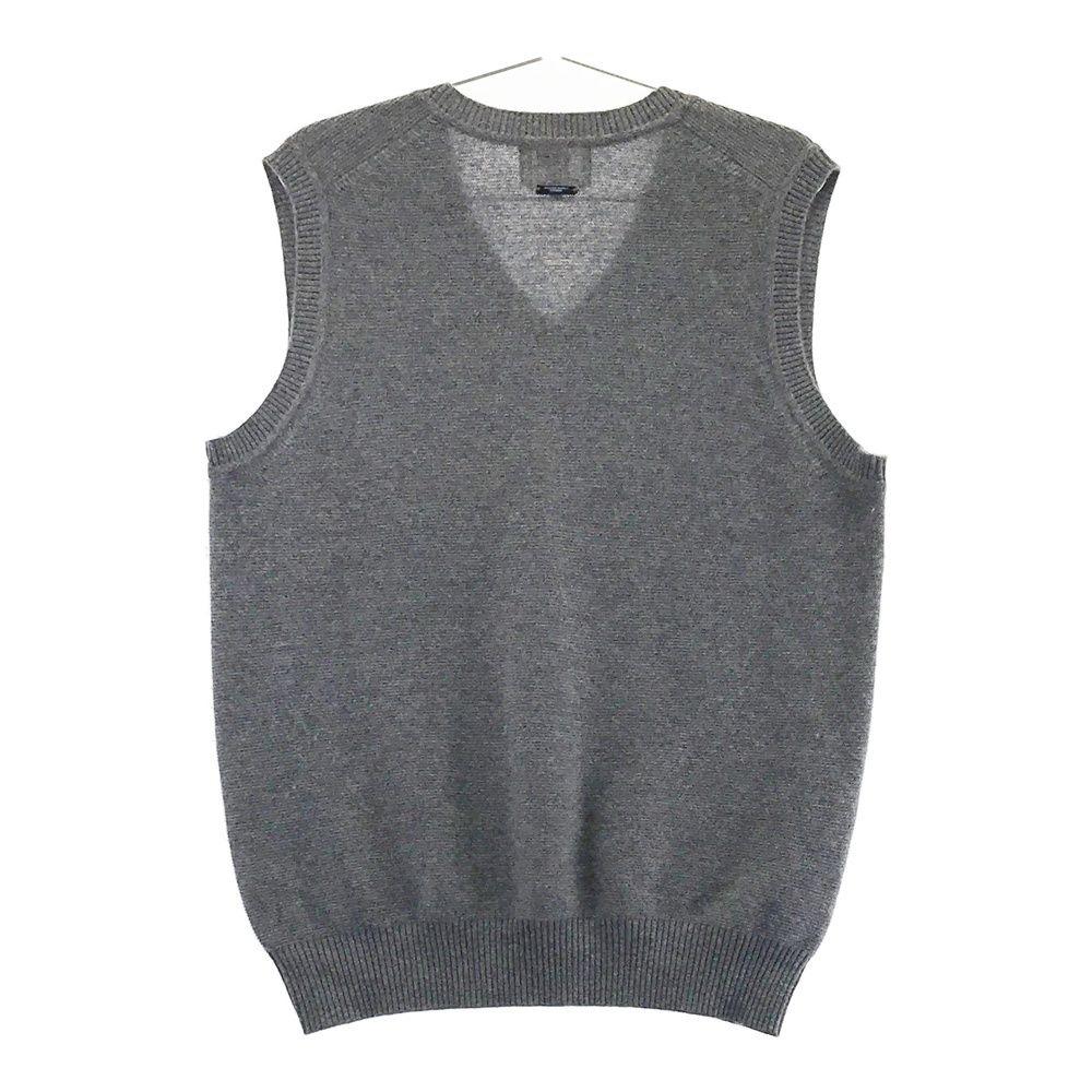 サイズ 6 MASTER BUNNY EDITION マスターバニーエディション カシミヤ ニットベスト グレー系 240101526167 ゴルフウェア メンズ ストスト