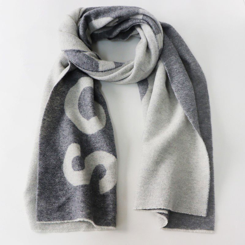 アパルトモン購入 アクネストゥディオズ Acne Studios Toronty Logo Scarf  ウール ロゴストール 220X52cm/グレー【2400013829038】