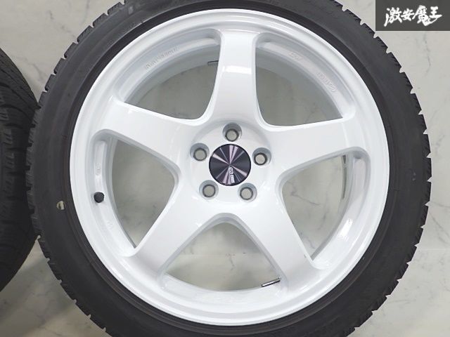 ○ENKEI エンケイ PF05 17インチ 7.5J ＋45 5穴 5H PCD100 ホワイト