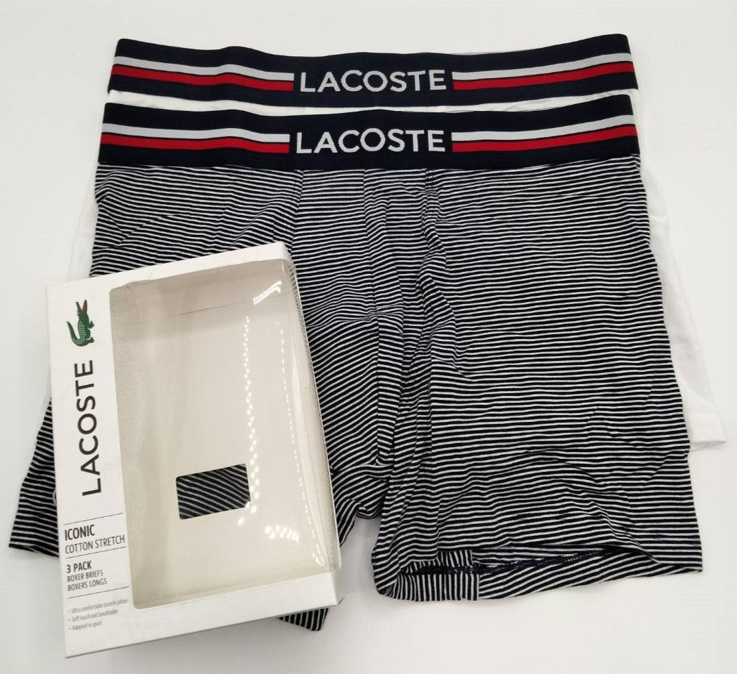 LACOSTE(ラコステ) ボクサーパンツ Mサイズ 2枚セット(2色