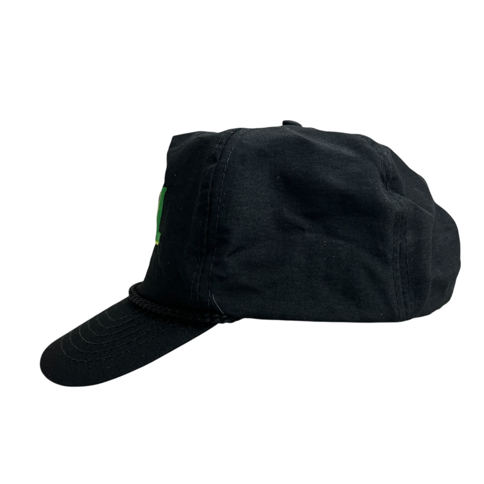 ブラック刺繍ロゴトラッカーキャップ クロムハーツトラッカーキャップキングタコマルチカラークロス