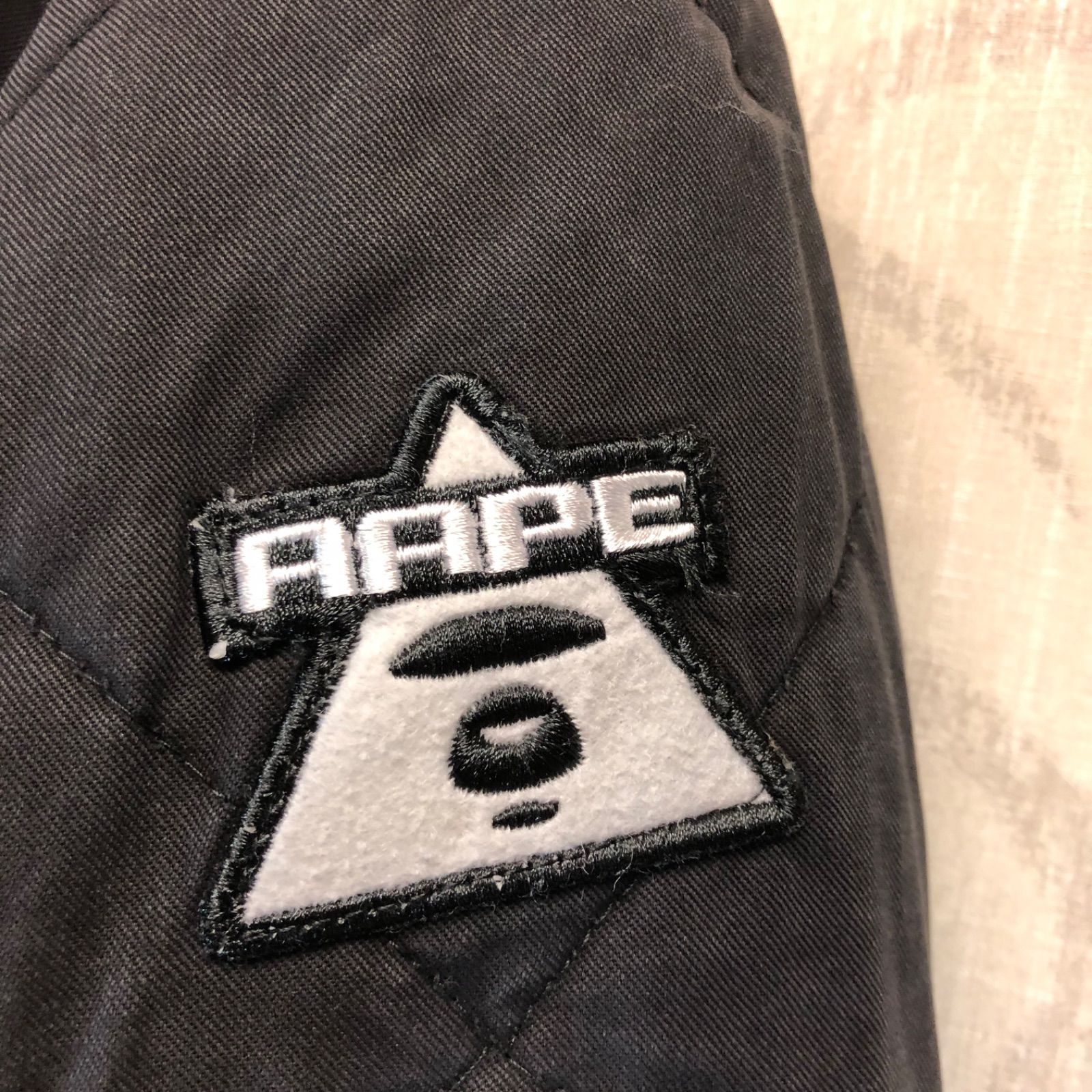 Aape A BATHING APE アベイシングエイプ キルティングジャケット 