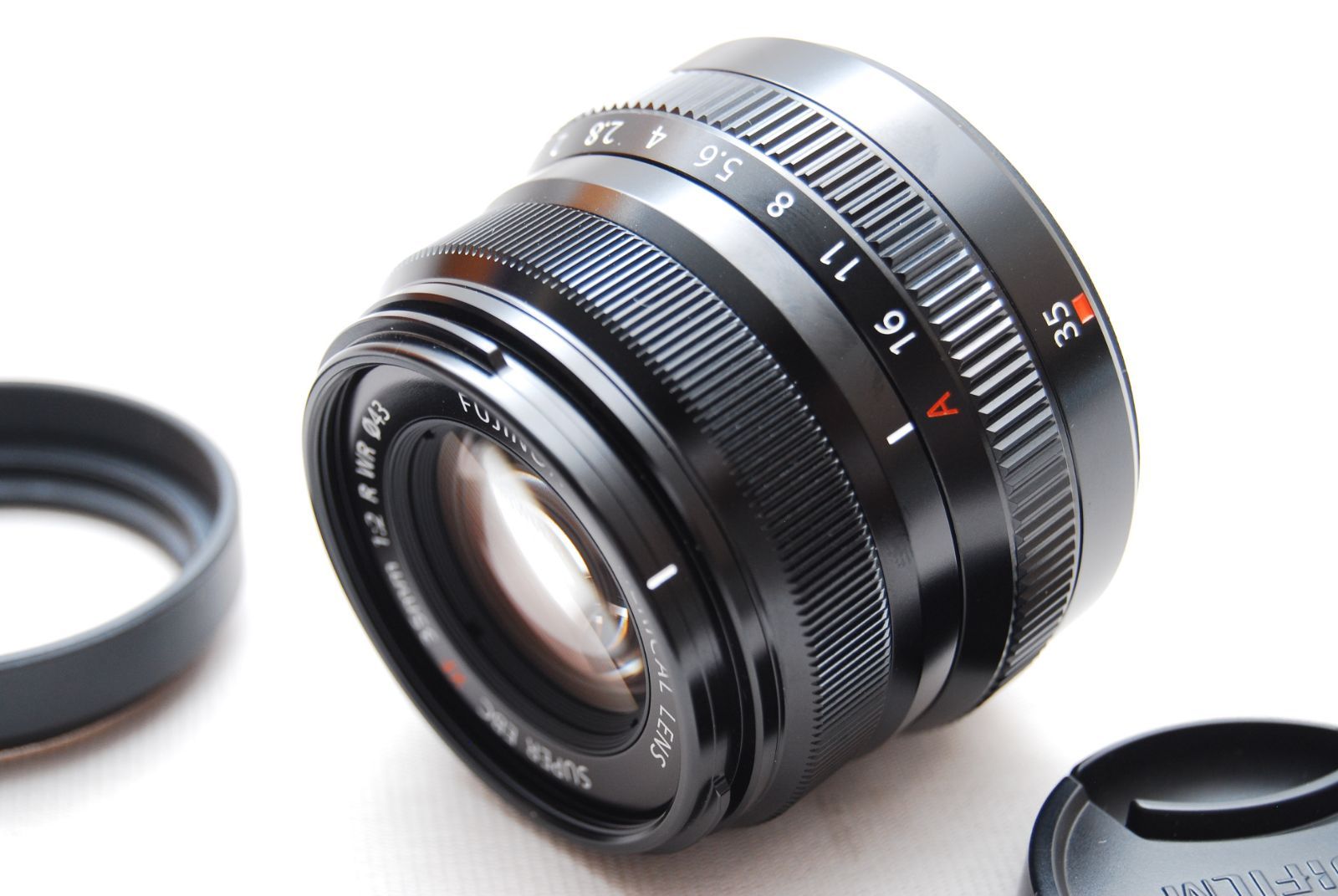 FUJIFILM X 交換レンズ フジノン 単焦点 標準 コンパクト 35mm F2 防塵  
