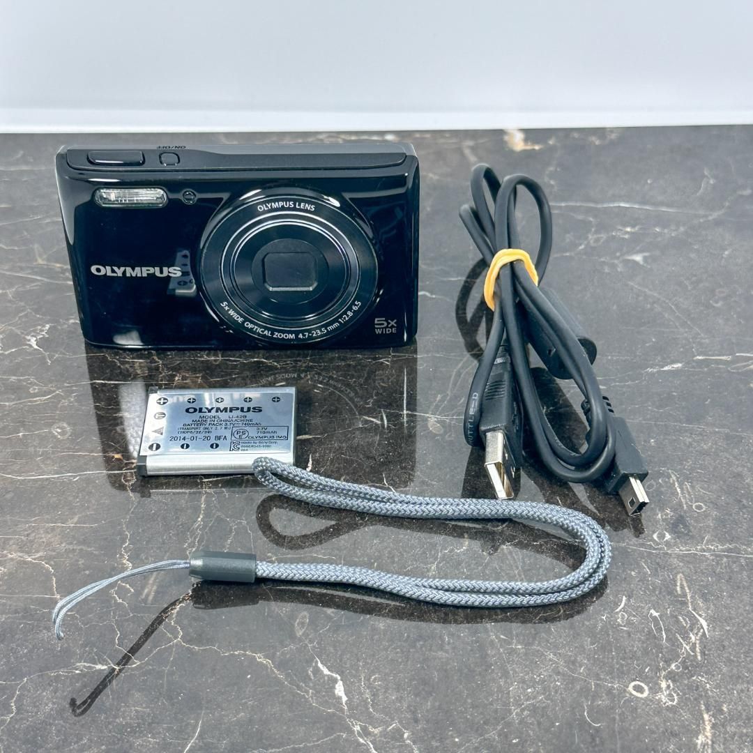 【極美品】OLYMPUS STYLUS VG-180 ブラック コンデジ 箱あり Amazon | Olympus Stylus VG-180 16-Megapixel 5X 26mm Wide