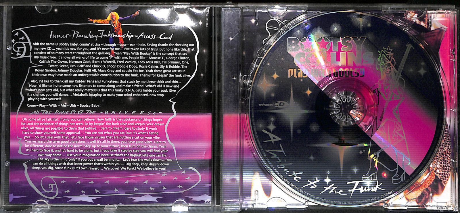 CD】Bootsy Collins Play With Bootsy A Tribute To The Funk
