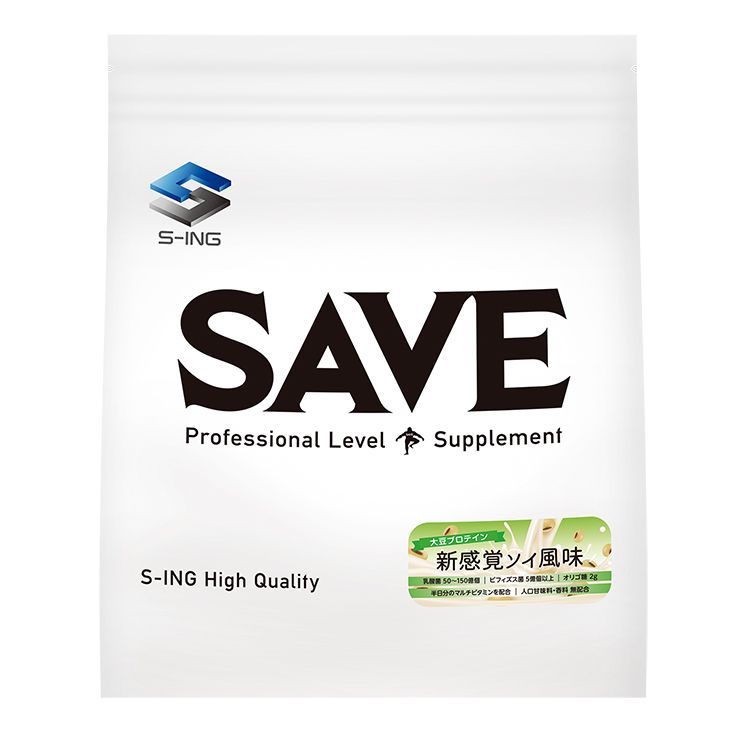 SAVE 大豆プロテイン ソイプロテイン 新感覚ソイ風味 5kg 天然甘味料 人口甘味料不使用 腸活 5kg