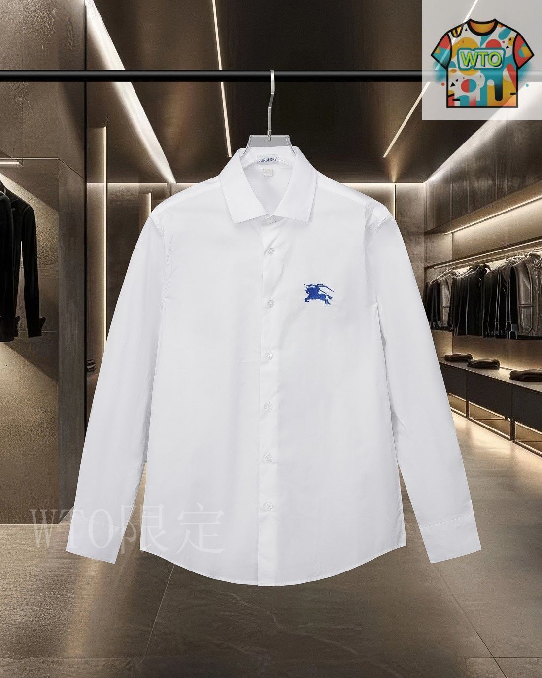 美品19SS BURBERRYバーバリー ユニコーン シャツ516O▲ 今日特価】Burberry バーバリー 戦馬刺繍シャツ-2 - メルカリ