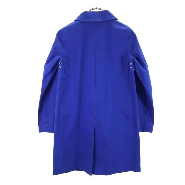 マッキントッシュ 英国製 ステンカラー コート 32 青 Mackintosh ゴム