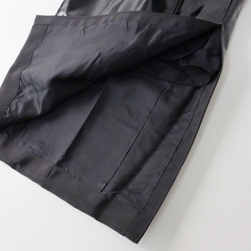 極美品 2023SS サカイ sacai slit patent skirt スリット パテント