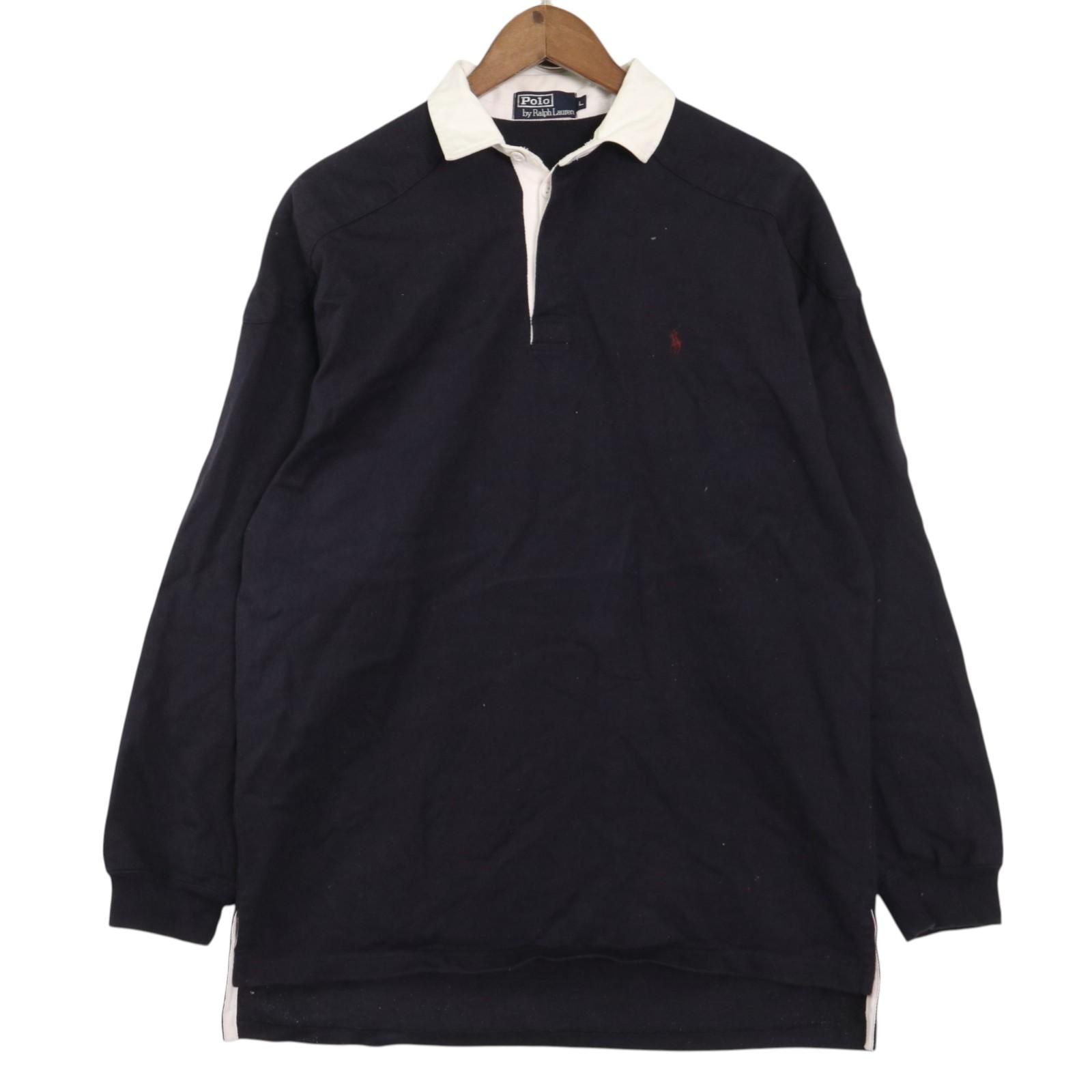 POLO Ralph Lauren ポロ ラルフローレン ラガーシャツ L POLO RALPH LAUREN ラルフローレン ラガーシャツ ネイビー L
