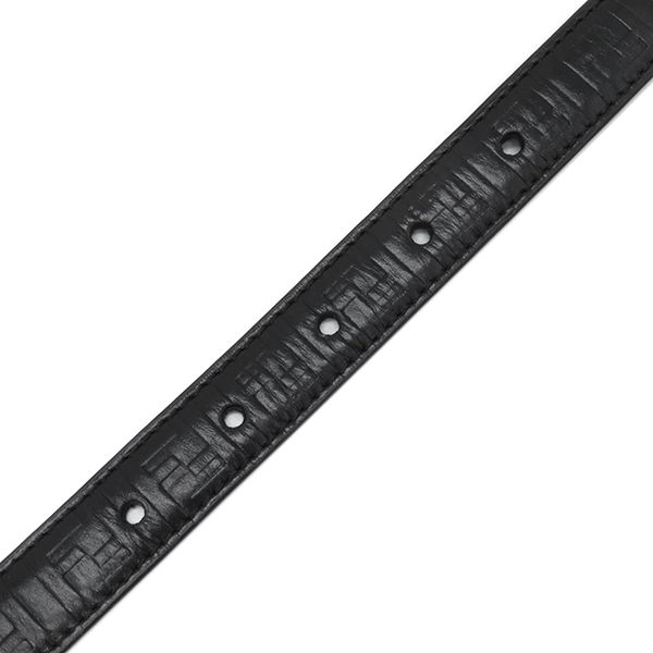 フェンディ FENDI ベルト FFベルト 75/30 カーフ ブラック ゴールド金具 黒 FFモチーフ  【箱】【中古】 フェンディ FFロゴ ベルト 75/30 GP×革 ブラック ZZ020223｜中古