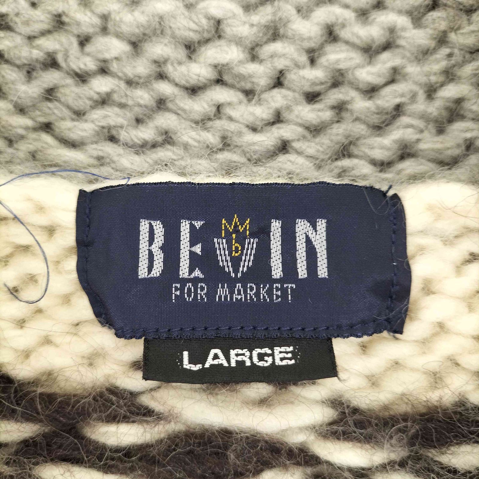 ユーズドフルギ USED古着 BEVIN FOR MARKET ネイティブ柄 ジップ