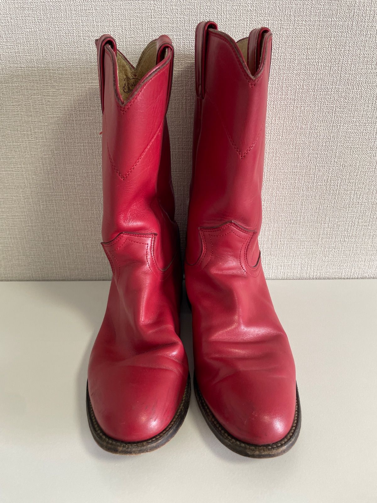 レザー ウエスタンブーツ