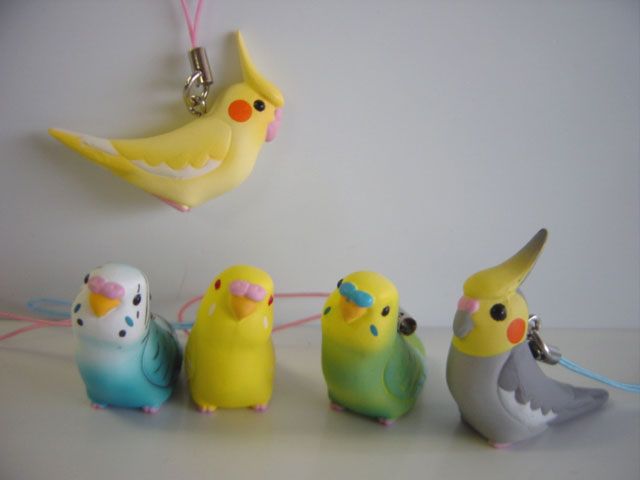 ♯Hzi01NJインコストラップ全9種ntc.Puffペット小鳥オカメボタン