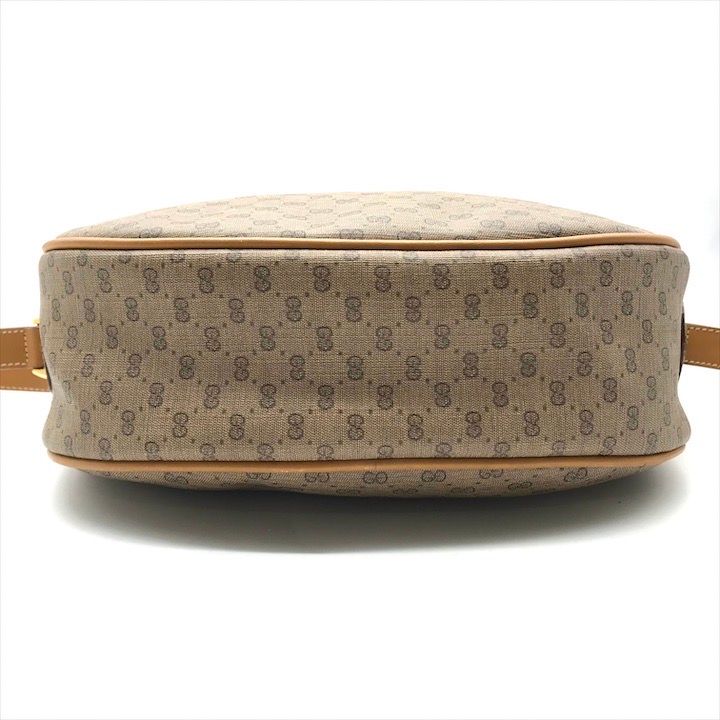 【✨美品✨】 グッチ シェリーライン マイクロGG ショルダーバッグ ブラウン ✨美品✨GUCCI シェリーライン GG ショルダーバッグ レザー