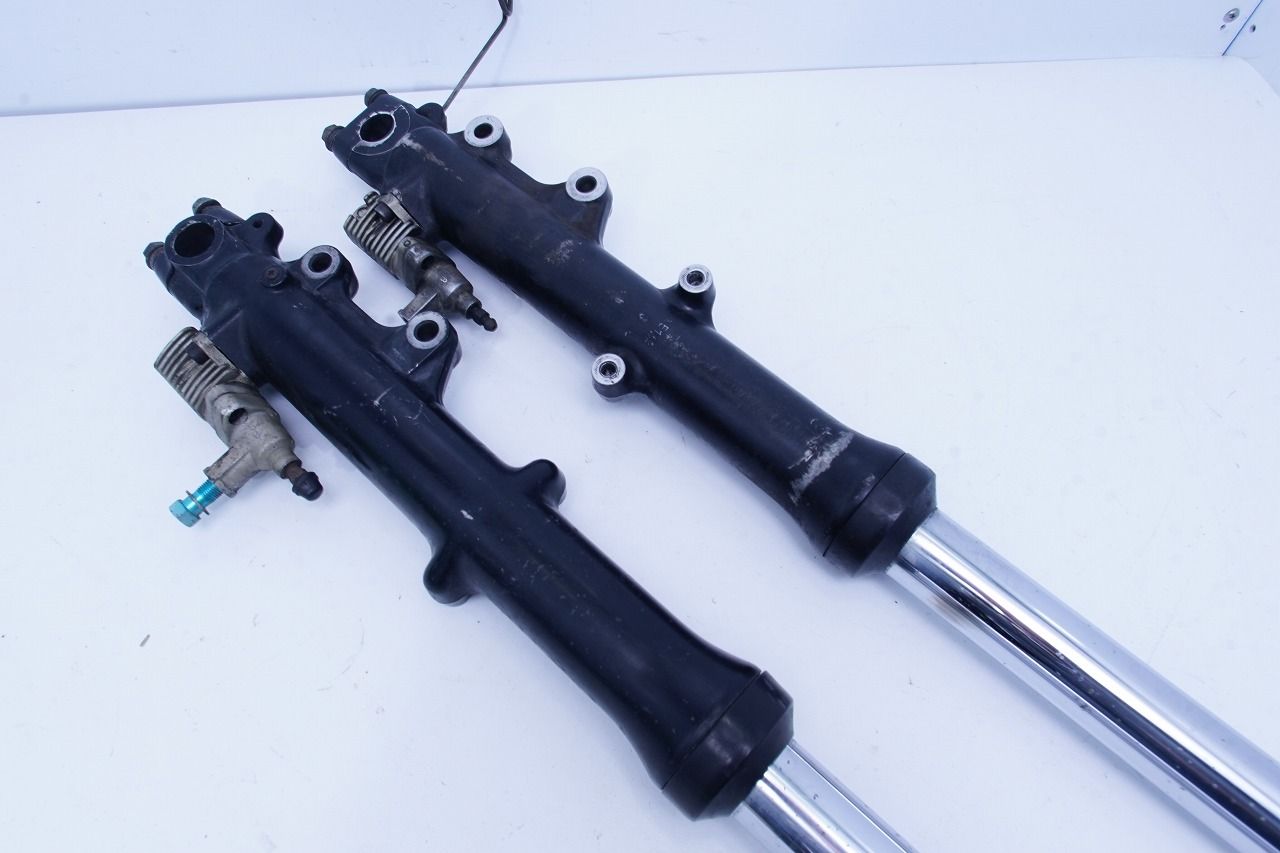 スズキ GSX750S刀 純正 フロントフォーク ダブルアンチ 腐食 オイル漏れ有 インナーパイプ径37mm