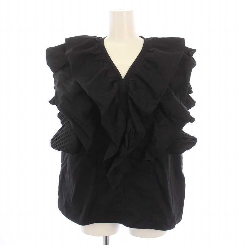 エレンディーク ELENDEEK 23AW FRILL FRILL BL シャツ ブラウス