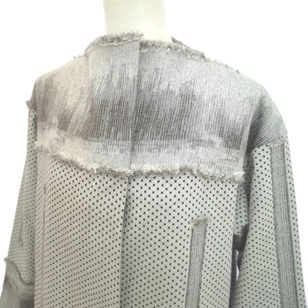 HaaT ISSEY MIYAKE ハートイッセイミヤケ ドット柄 フリンジ スカーフ