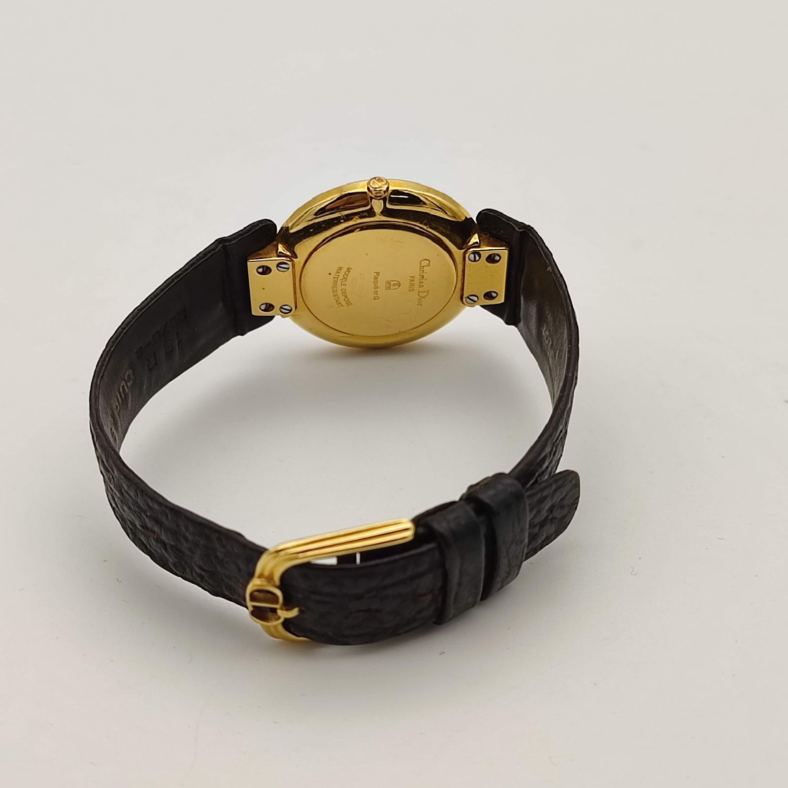 クリスチャンディオール CD ホワイトシェル文字盤 クォーツ 153-2