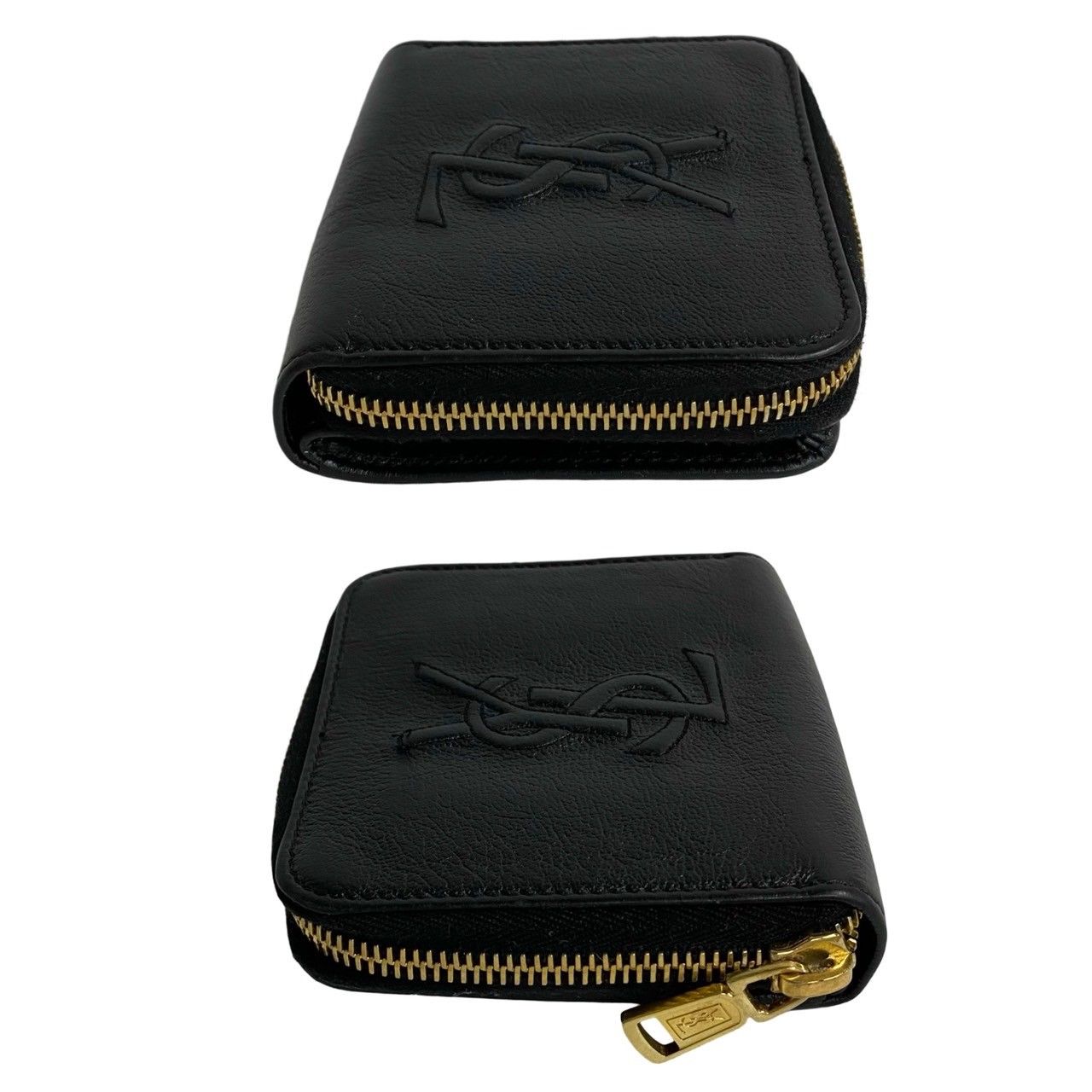 極 美品 YVES SAINT LAURENT イヴサンローラン YSL カサンドラ ロゴ