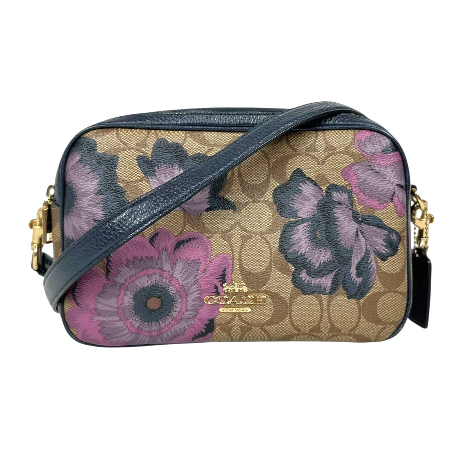 COACH コーチ C2799 Kaffe Fassett カフェファセット ショルダーバッグ コラボ シグネチャー 花柄 レディース 品 -B 9304