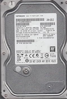Hitachi Deskstar HDS721010DLE630 1TB 7200RPM 32MB キャッシュ SATA 6.0Gb/s 3.5 内蔵ハードドライブ - OEM