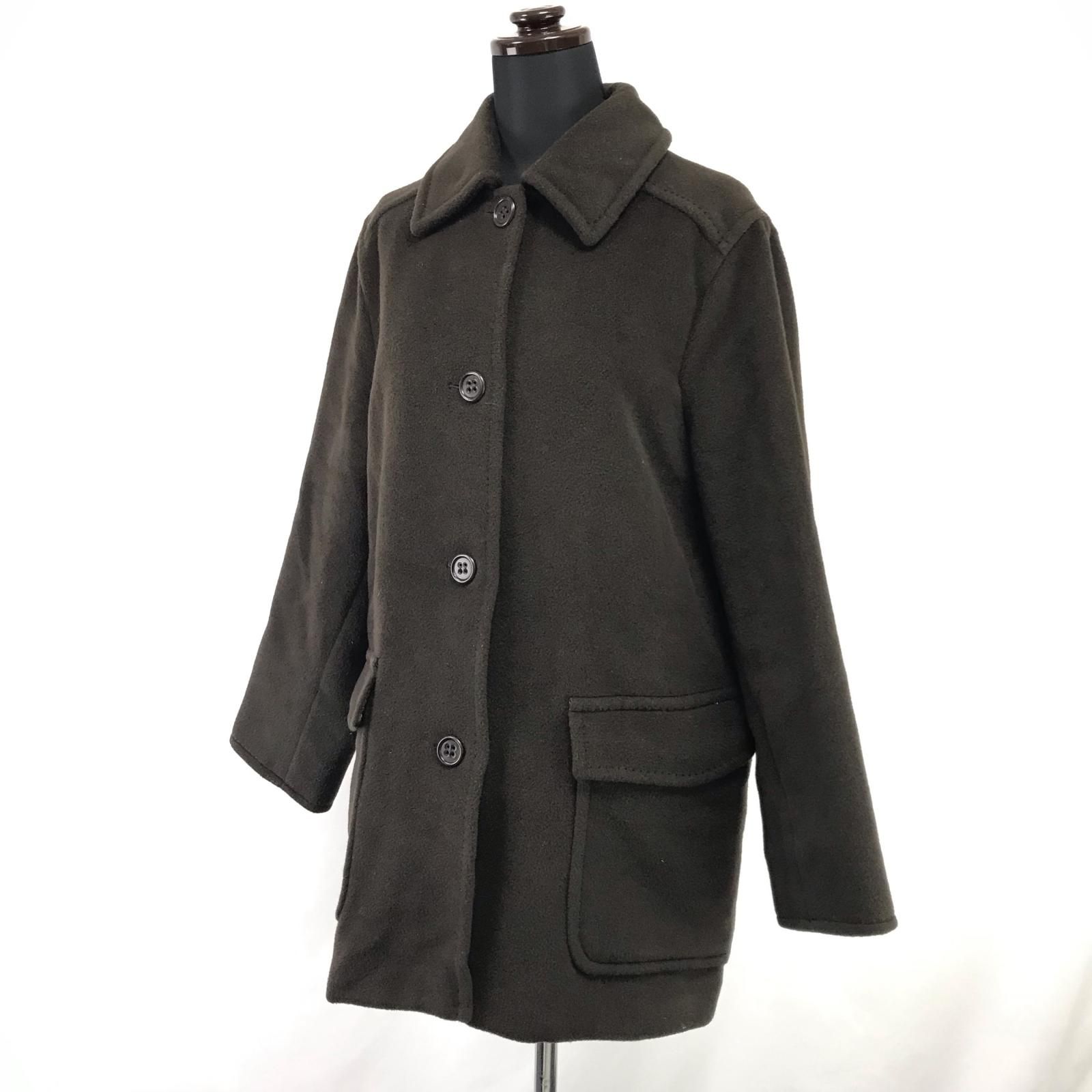 90s|Vintage MAX MARA|マックスマーラ ステンカラーコート USA2|レディースS-M程度|茶|brown ウール|カシミヤ|アウター|JACKET◆BJ122-a