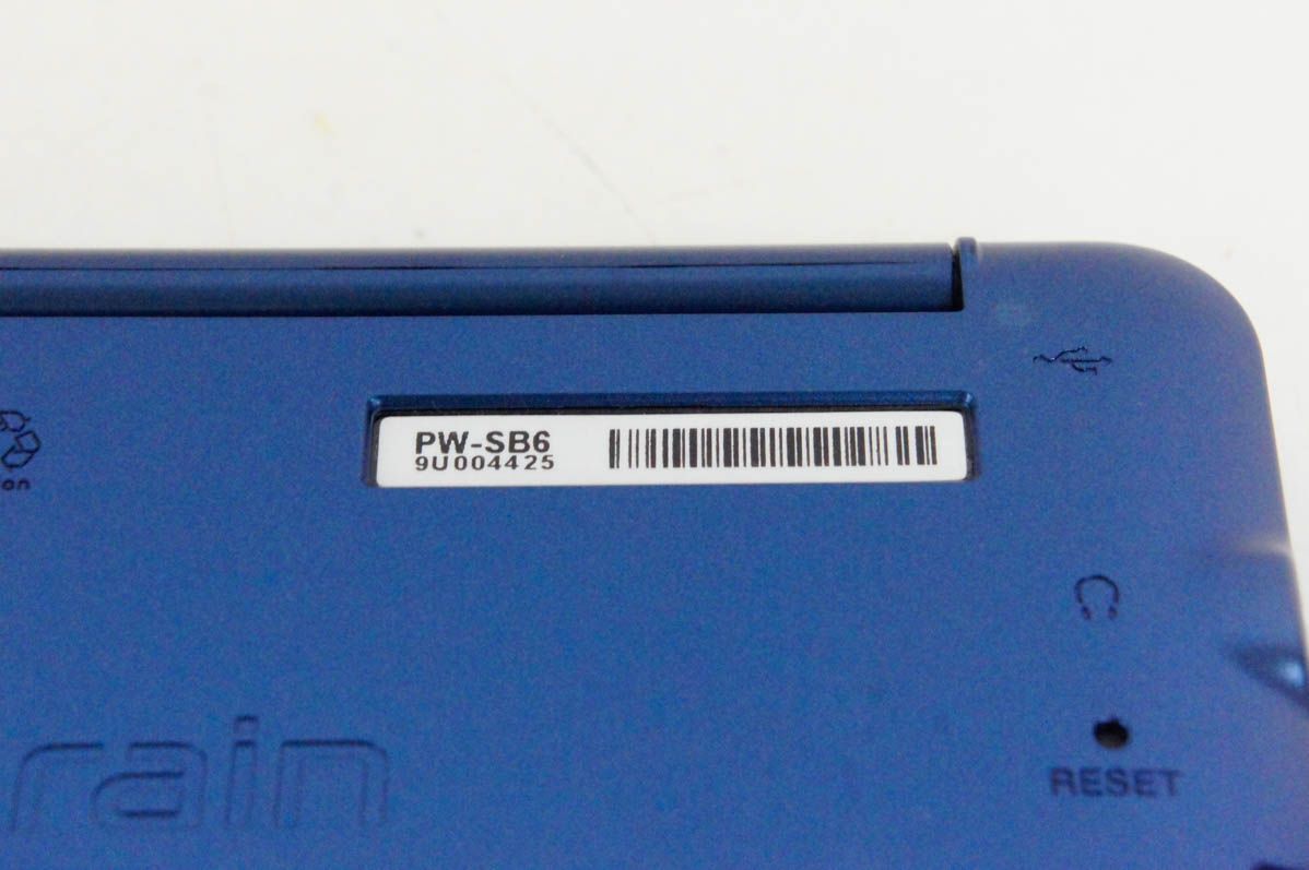 中古】SHARPシャープ カラー電子辞書 Brain PW-SB6 大学生・ビジネス