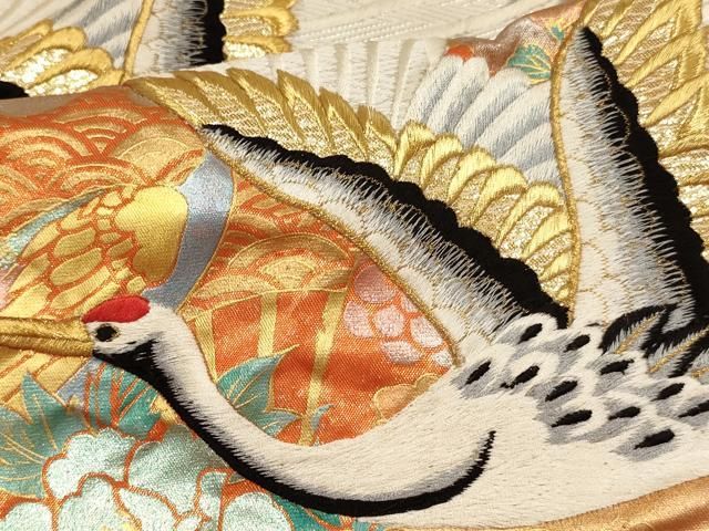 平和屋着物▽色打掛 和装 婚礼 結婚式 花嫁 神社挙式 刺繍 飛鶴