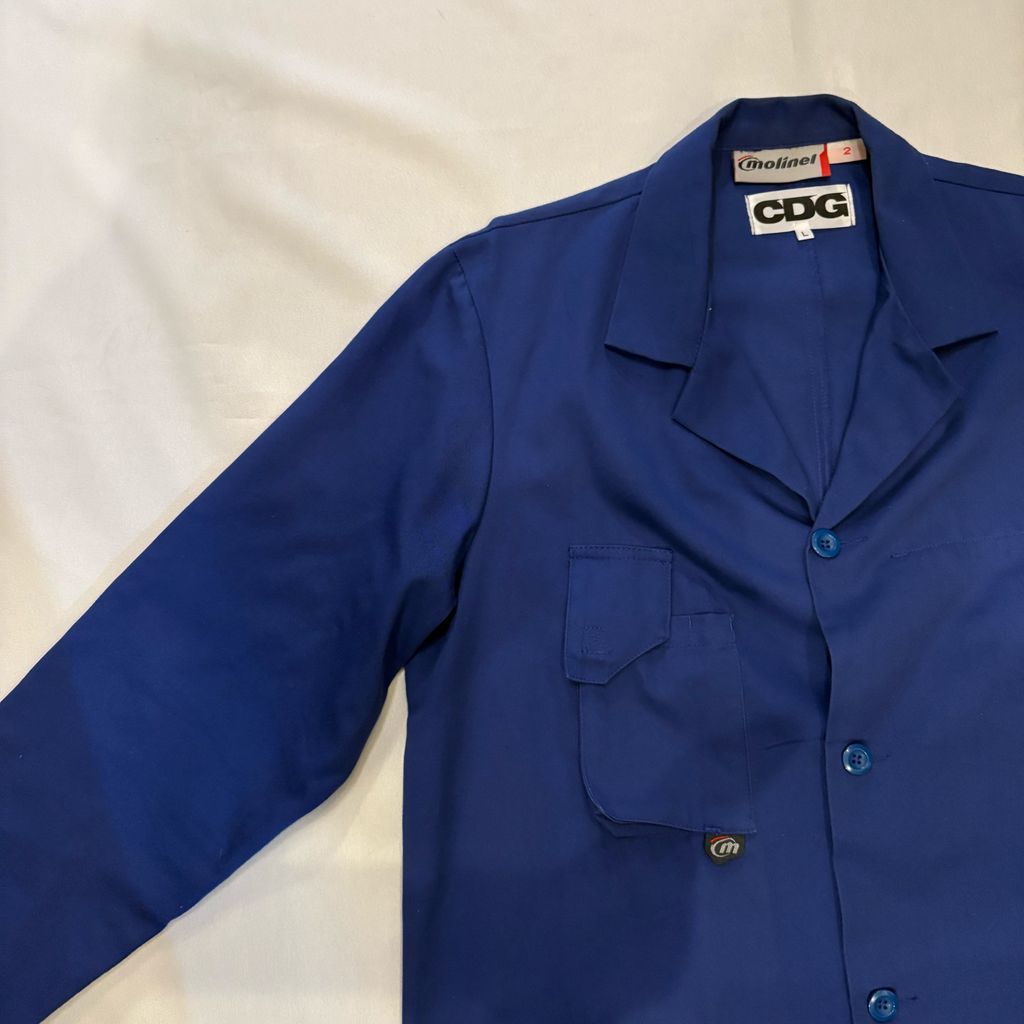 コムデギャルソン CDG molinel ショップコート ワークジャケットシャツ USED ☆COMME DES GARCONS×MOLINEL WORK COAT SHOP CDG MEN'S