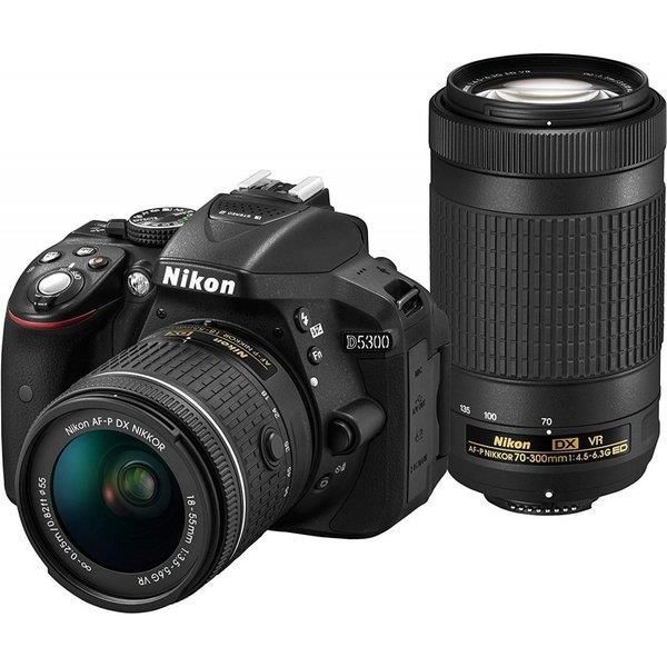 【動作良好】ニコン D5300  一眼レフ tamronレンズ SDカード ニコン Nikon D5300 300mm ダブルレンズセット カメラ レンズ