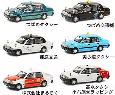 中古ミニカー 全6種セット 1⁄64 TACCAR タクシー倶楽部4