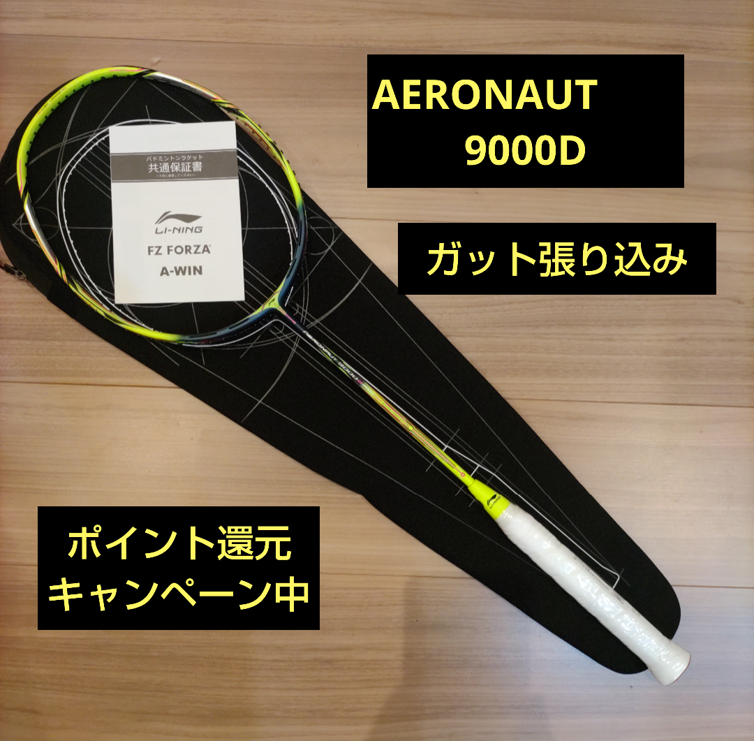 リーニン AERONAUT9000D ガット張り込み | libbybellart.com