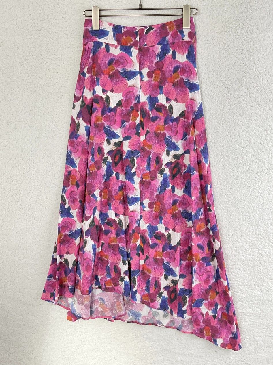 未使用 ISABEL MARANT イザベルマラン 34 ピンク×ブルー フラワー