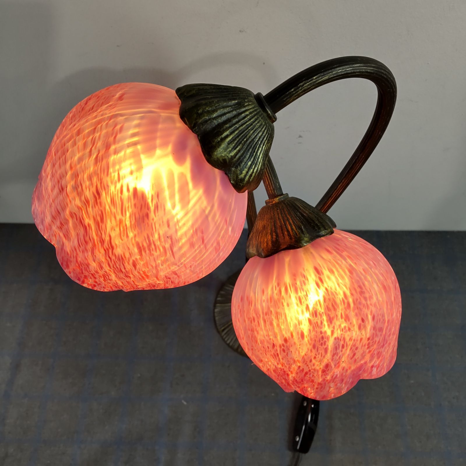 HOYA クリスタル クリスタルライト 花あかり 電気スタンド