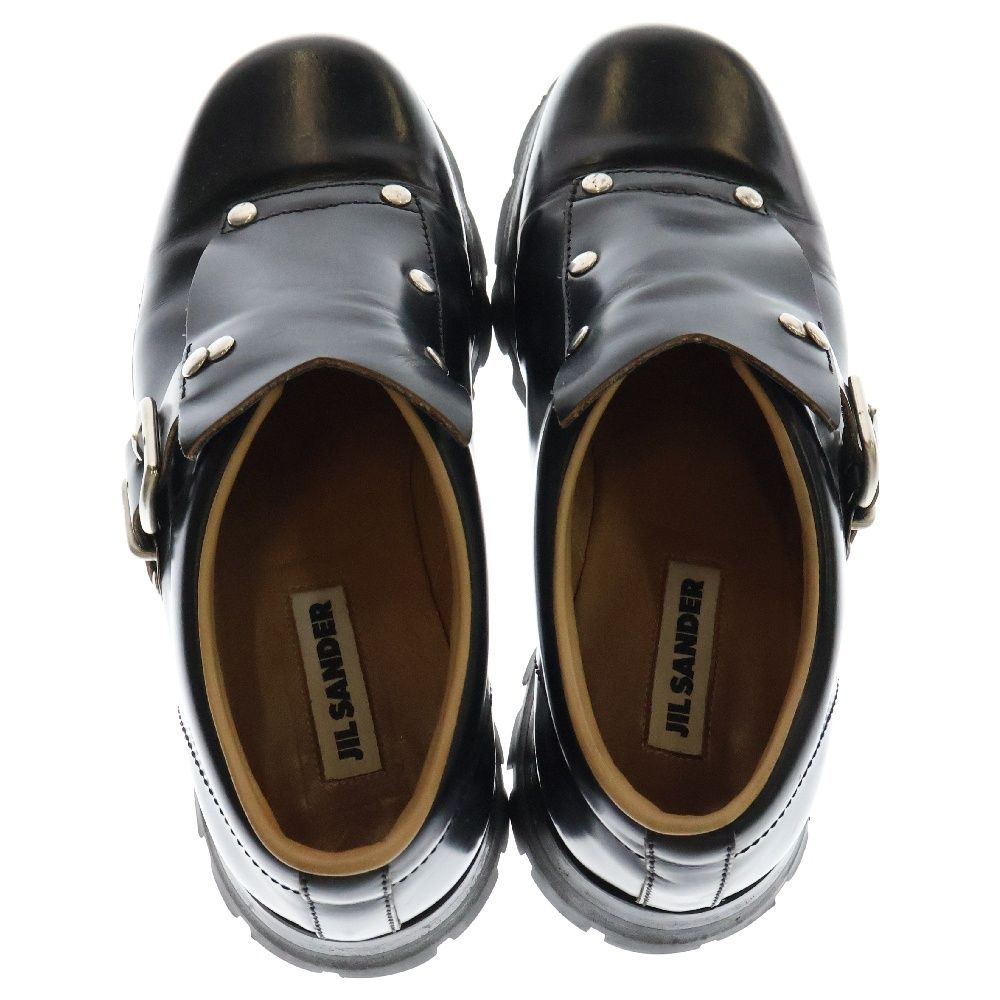 JIL SANDER モンクストラップ　レザーシューズ　40 JIL SANDER(ジルサンダー) / シングルモンクレザーシューズ/40