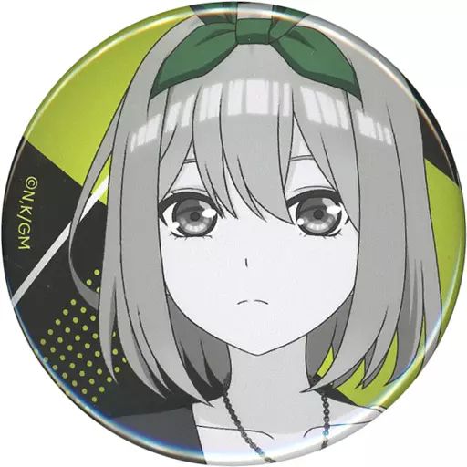 五等分の花嫁×TheキャラSHOP モノクロ 缶バッジ 中野四葉 中古】バッジ・ピンズ 中野四葉 缶バッジ 「映画 五等分の花嫁 BLACK