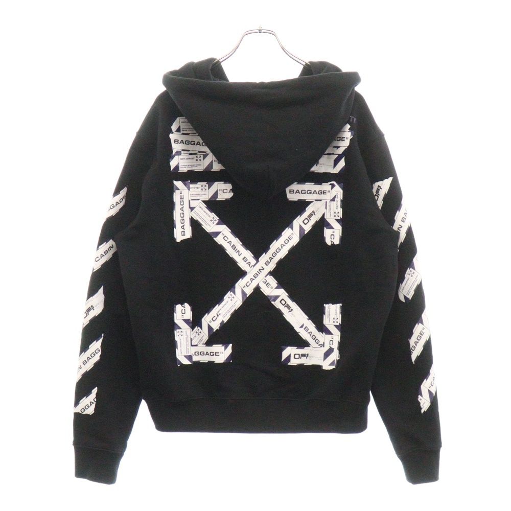OFF-WHITE (オフホワイト) AIRPORT TAPE ZIP UP HOODIE エアーポート 