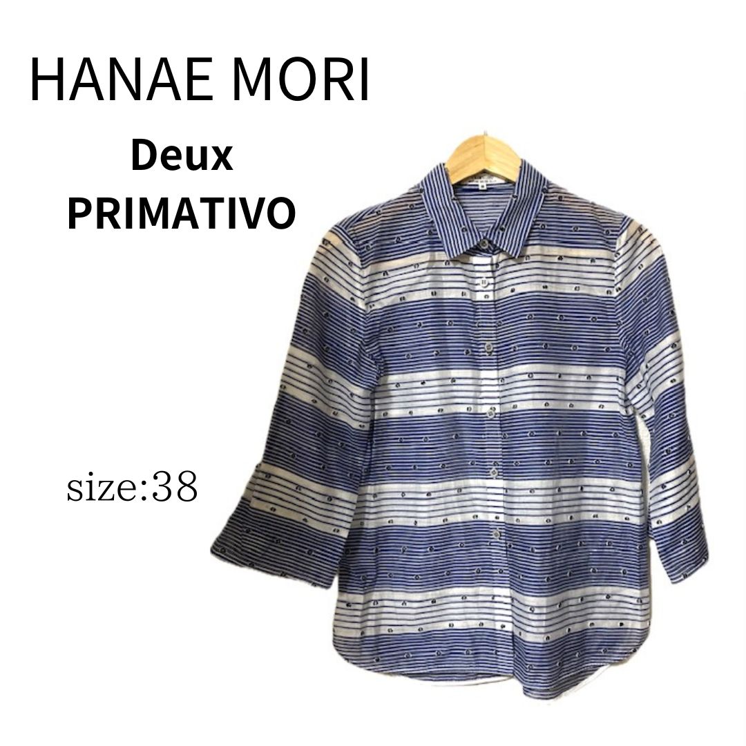 HANAE MORI Deux PRIMATIVO ハナエモリ レディース トップス ブラウス 