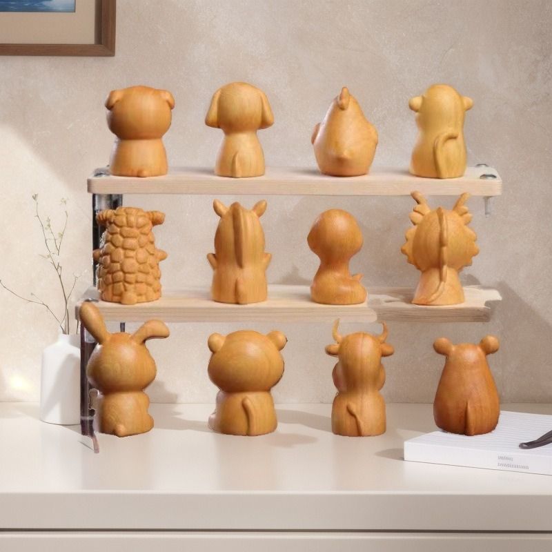 と*き様 動物モチーフの立体オブジェ 12個セット　干支勢揃い と*き様 動物モチーフの立体オブジェ 12個セット 干支勢揃い