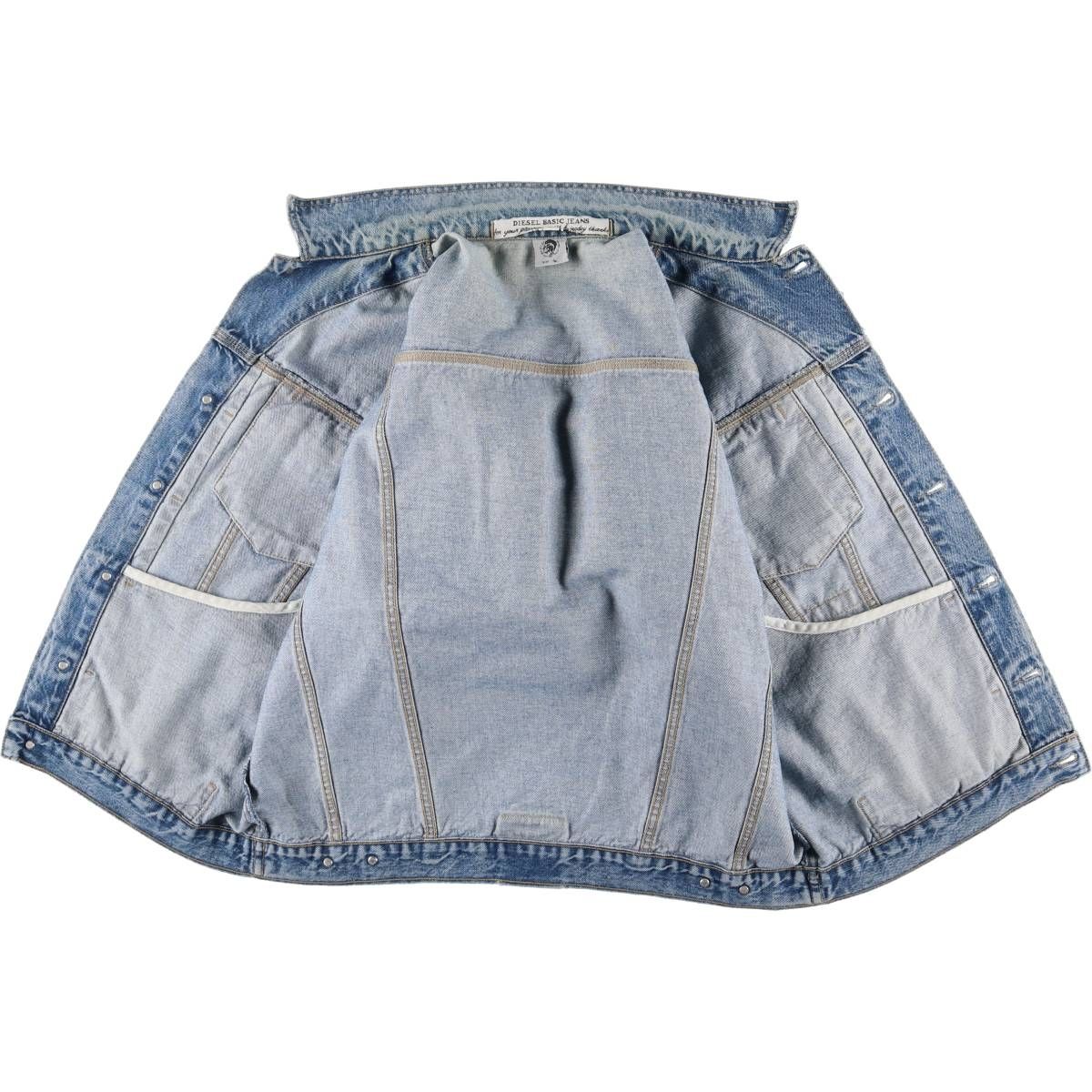 定価約20万円　DIESEL ヴィンテージデニムジャケット L 古着 ディーゼル DIESEL INDUSTRY BASIC JEANS デニムジャケット