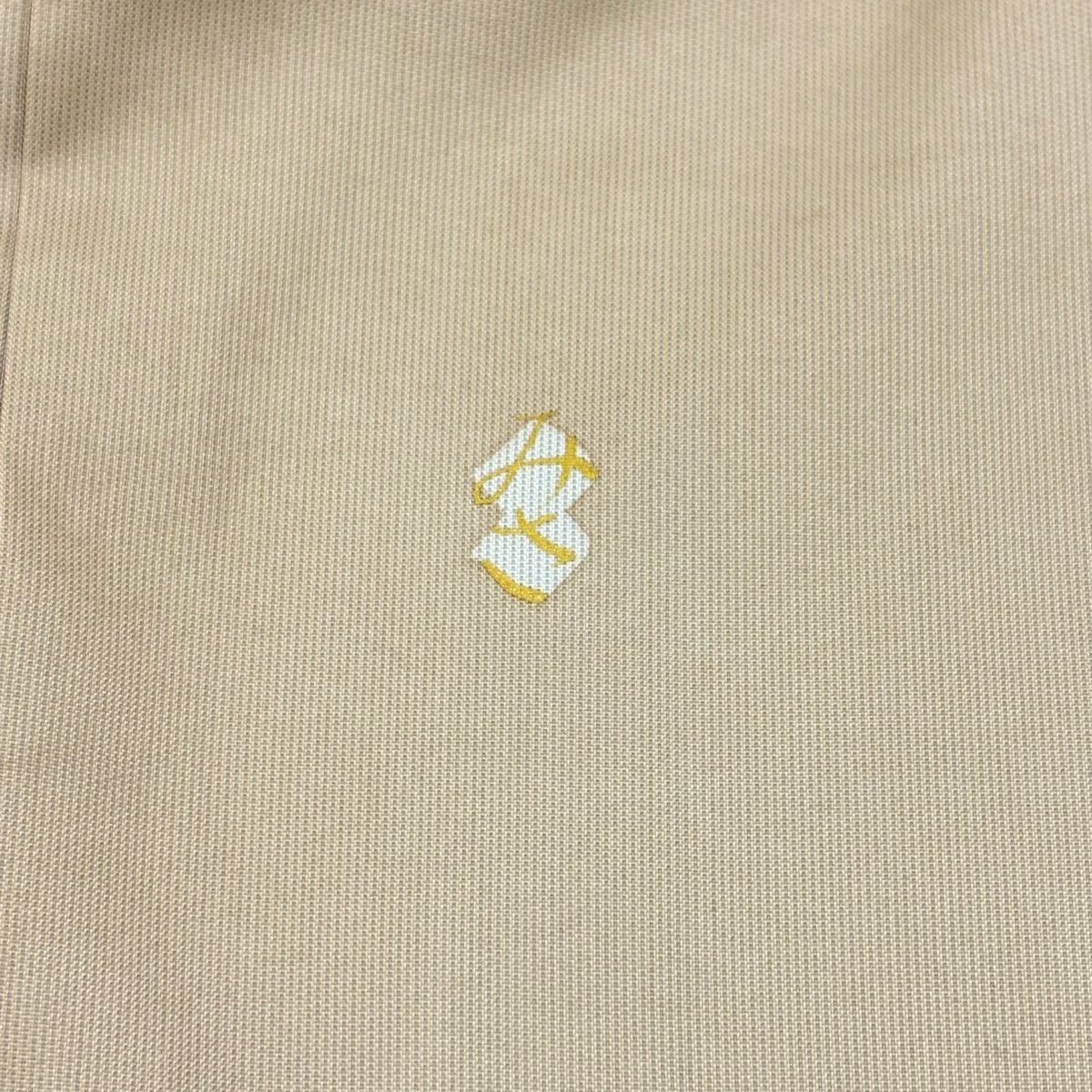 付下げ 身丈166cm 裄丈68cm L 袷 紬地 松竹梅 ベージュ 正絹 秀品 【