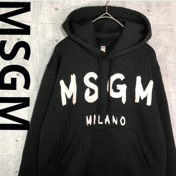 MSGM ロゴ パーカー | ニュートラル | FARFETCH JP