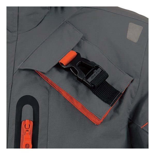 オレンジ グレー-L