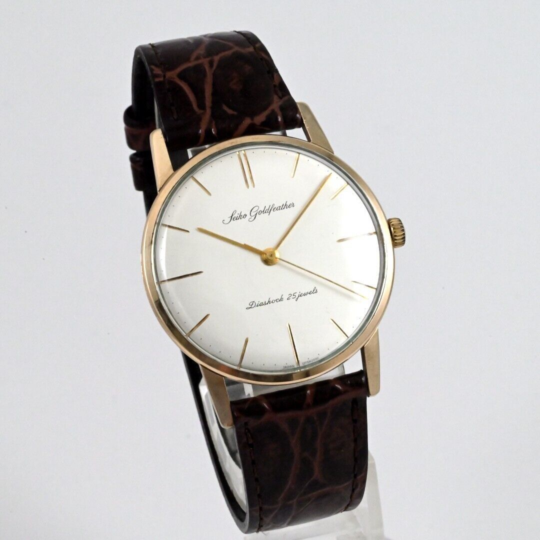 OH済 ヴィンテージ 1965 Seiko ゴールドフェザー Gold Feather 14KGF 