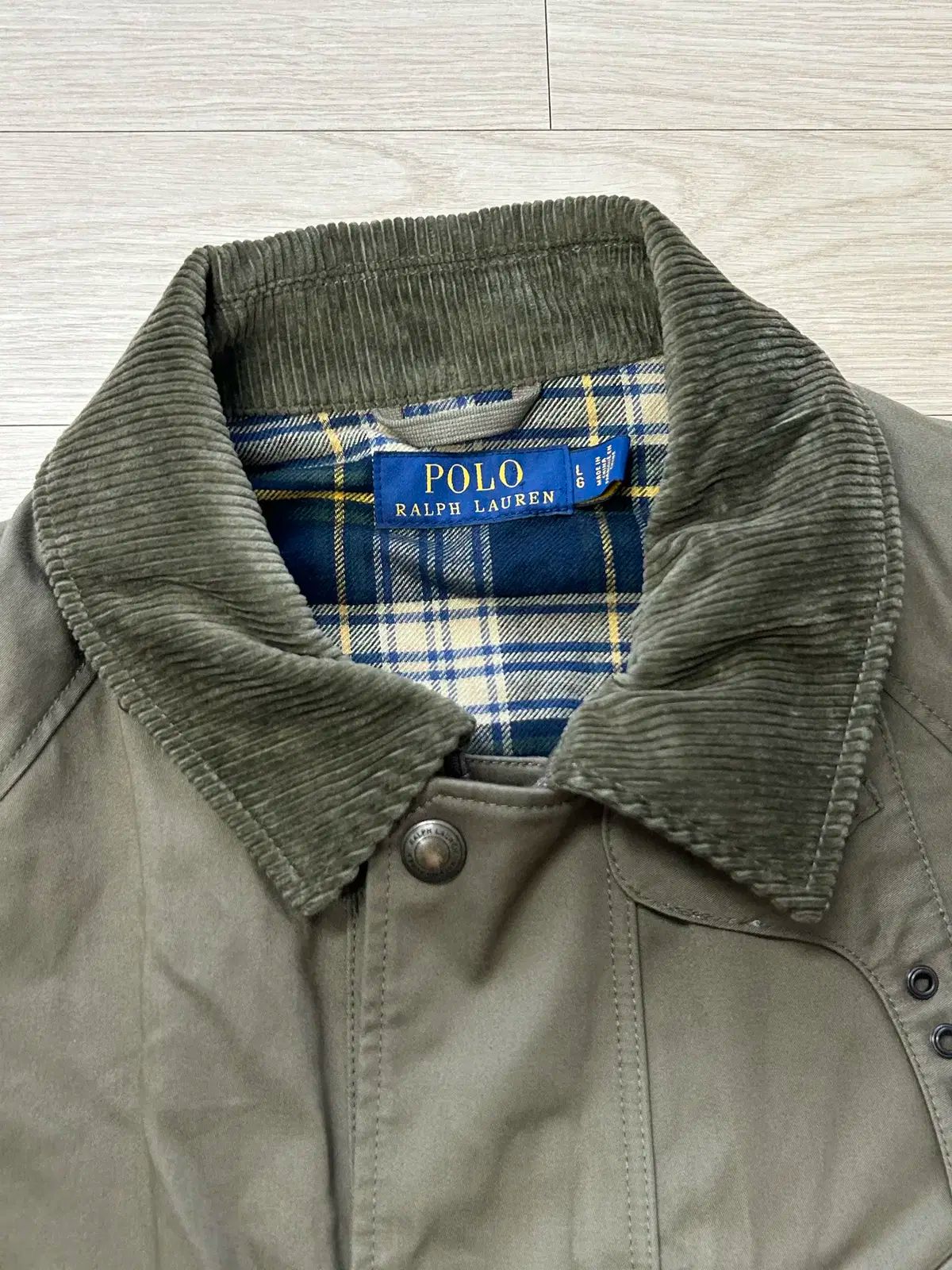 ポロ Ralph Lauren ラルフローレン ベンティッレ コート ジャケット オリーブ L サイズ