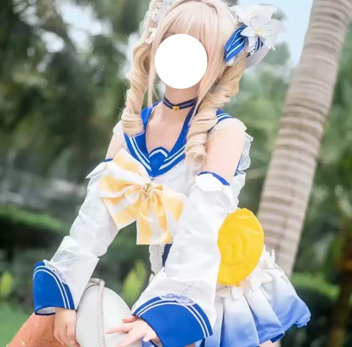 原神　バーバラ　水着　フルセット お急ぎ便* 原神 バーバラ 水着 コスプレ フルセット 服 ウィグ