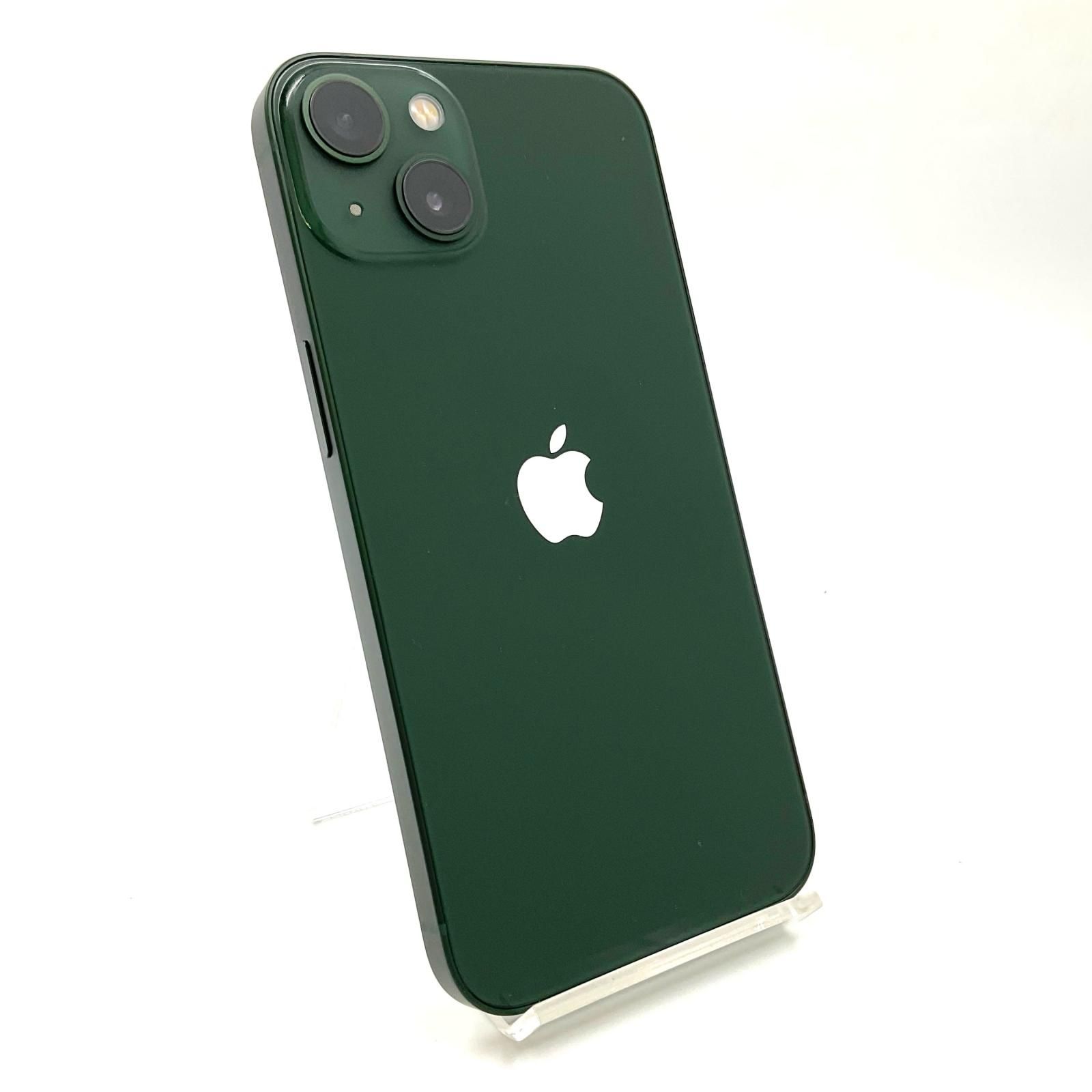 iPhone 128GB 0 Apple SIMフリー グリーン iPhone13 全額返金保証最速 
