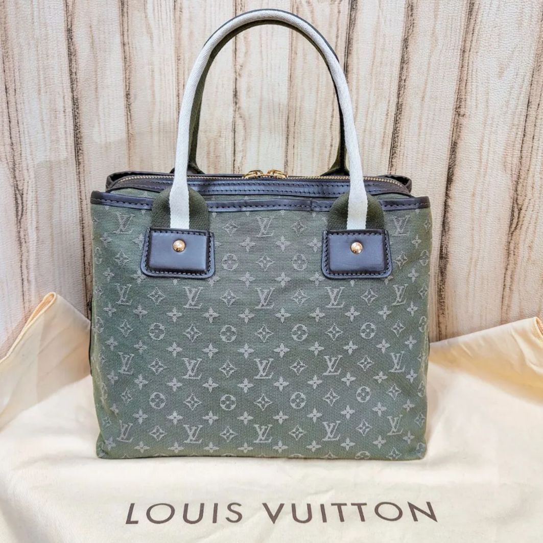 ルイヴィトン モノグラムミニ マリーケイト カーキ 美品