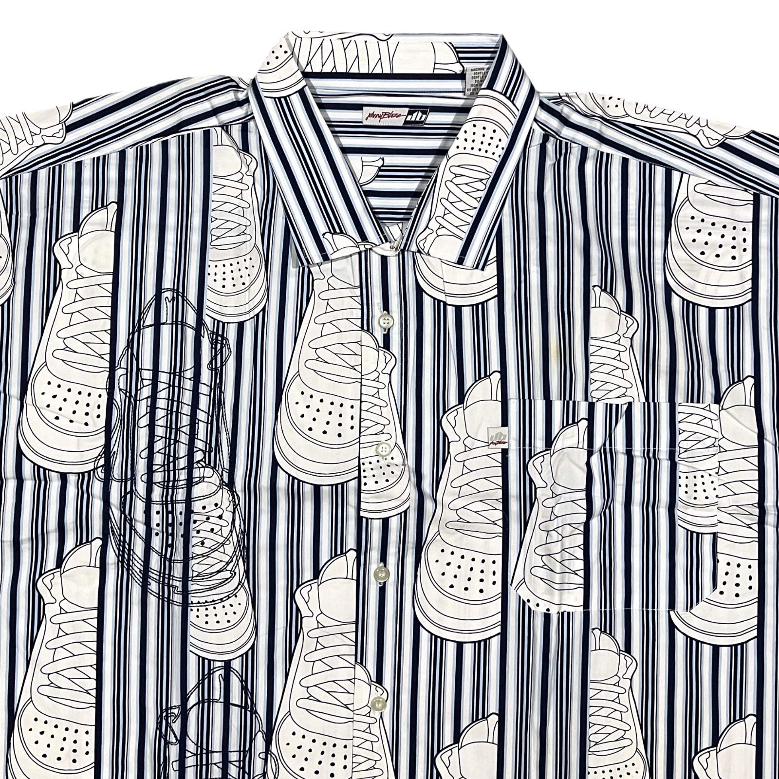 JOHNNY BLAZE ジョニーブレイズ シューズ 総柄 ストライプデザイン  